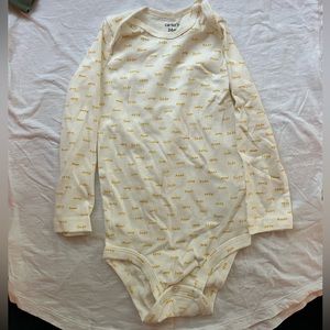 Long sleeve onesie from Carter, 24 months